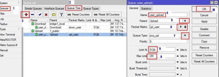 Tutorial MikroTik : Pembagian Bandwidth Dengan Queue Tree