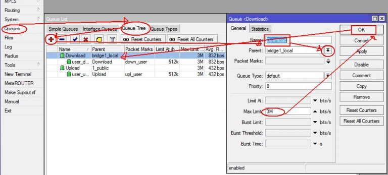 Tutorial Mikrotik Pembagian Bandwidth Dengan Queue Tree